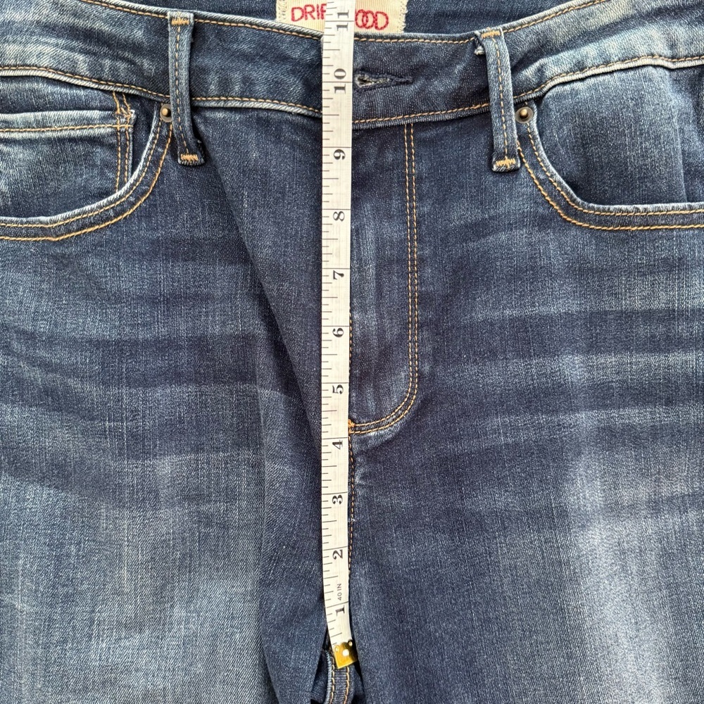 DRIFTWOOD High Rise Jeans with Blue and Red Accents - Picture 9 of 9
